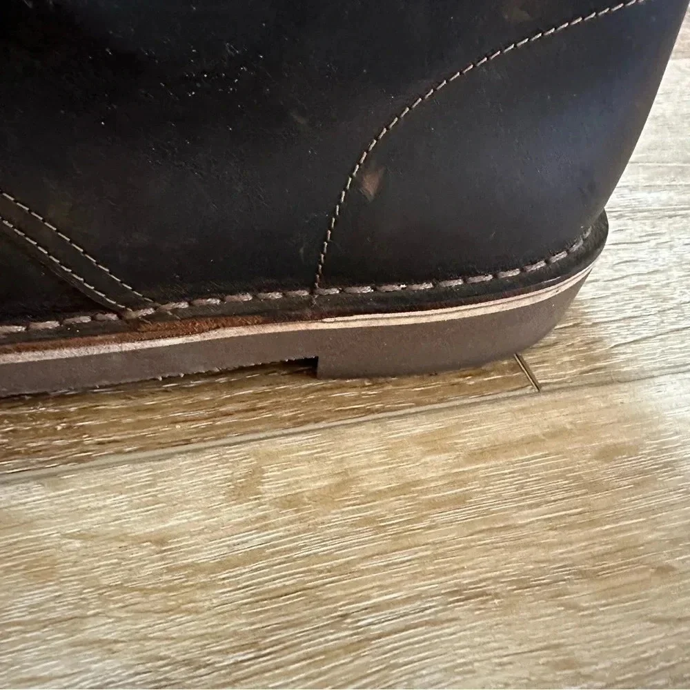 Clarks Bushacre 2 Brown Leather Boot Size Men's 8 GUC
